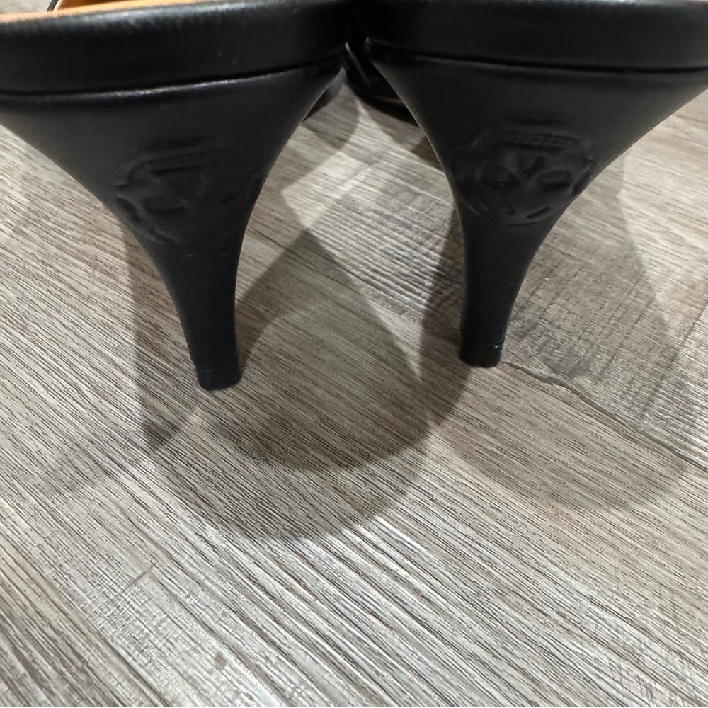 Alexander McQueen Sing Stretch Black Leather Heel… - image 4